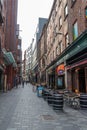 View of Mathew Street in Liverpool Royalty Free Stock Photo